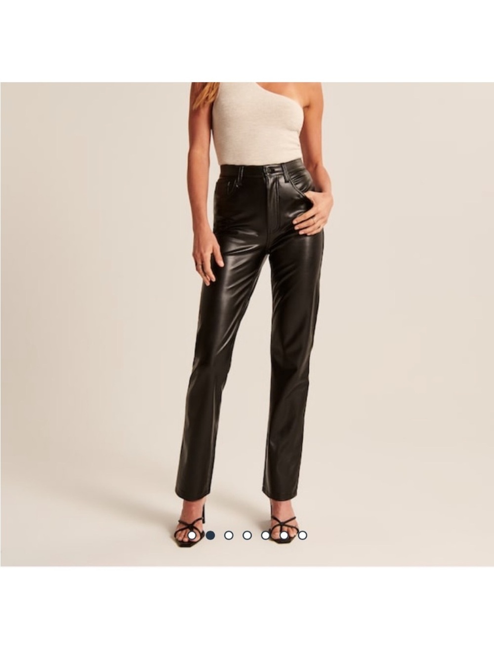 Abercrombie & Fitch faux leather pants